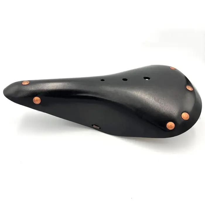 Selle de vélo universelle faite à la main en cuir Bromsilice, siège en cuir pour VTT
