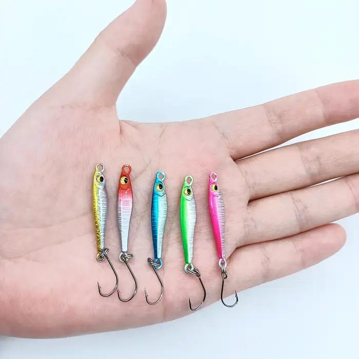 DUODUOYU 1 pièces Mini gabarit leurres de pêche 3.5g/6g dur artificiel bionique appât petit poisson