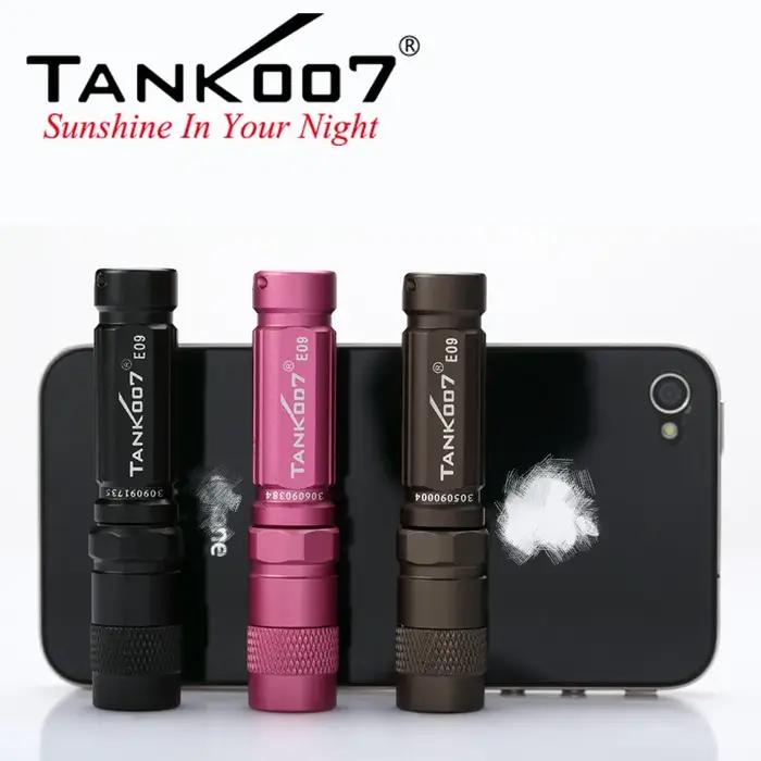 KHouseE09-Mini lampe de poche portable EDC, petite torche LED haute puissance, 120lm, batterie AAA,