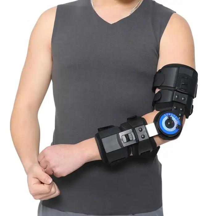 Attele de coude Dean a charniere support de stabilisation post-opératoire pour récupération du coude fracture biceps immobilisation post-chirurgicale pour femmes hommes occasions spéciales