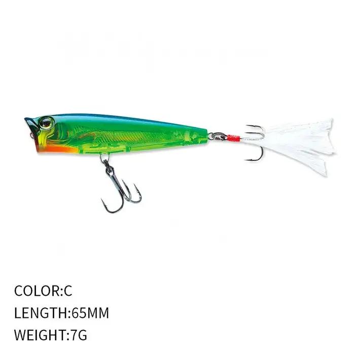 Appât dur Élpour la pêche en surface KMRESA 65mm pour brochets et truites diverses occasions pêche eau de surface