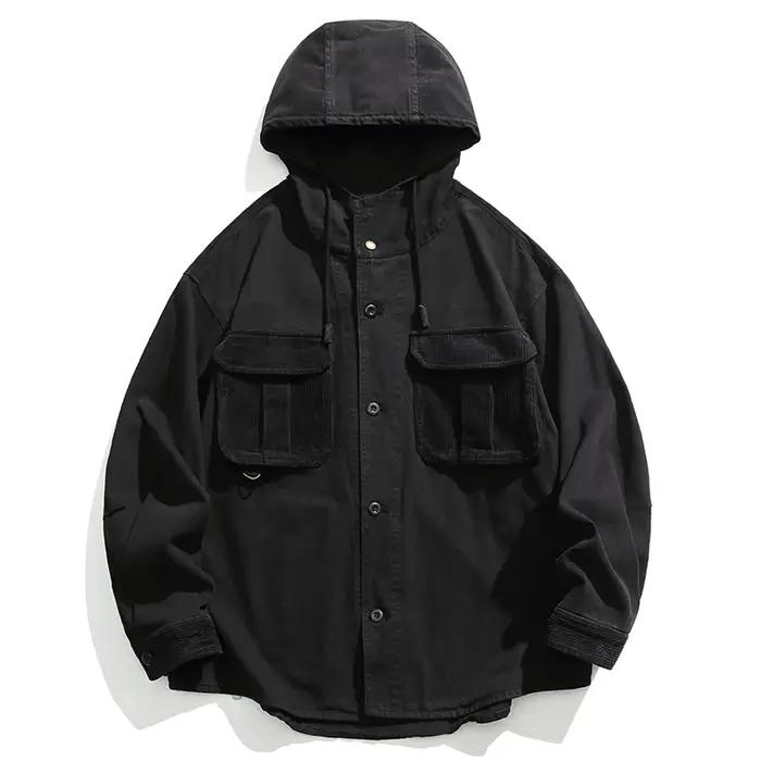 Veste à capuche vintage Harajuku pour hommes