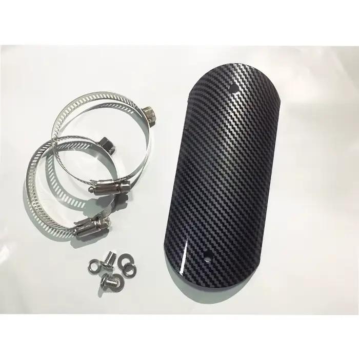 Tuyau d'échappement universel pour Moto, Style Fiber de carbone, couvercle de bouclier thermique, pr
