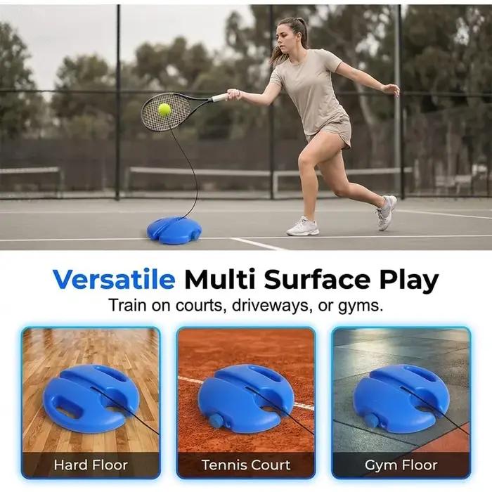 Ensemble d'équipement d'entraînement au tennis professionnel avec balle de rebond et balle d'entraînement pour améliorer votre technique et endurance occasions spéciales
