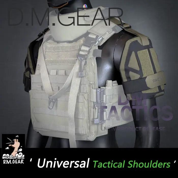DMGear – armure d'épaule tactique, équipement de chasse, gilet, accessoire de Protection, Airsoft Molle Nylon universel