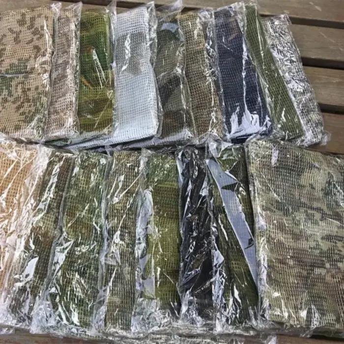 Écharpe en maille de camouflage voile de sniper