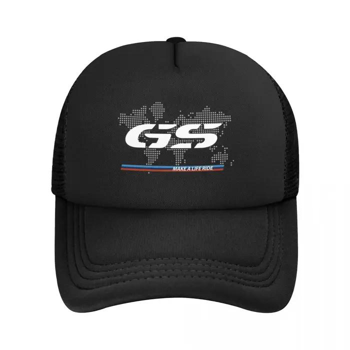 GS-Chapeau de camionneur de moto carte du monde, chapeaux de mode pour adultes, casquettes de soleil