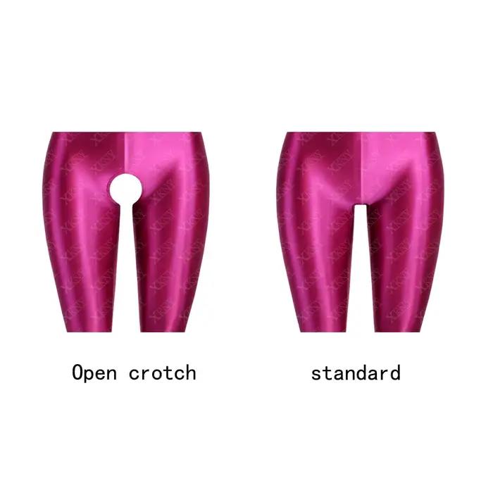 Pantalon satiné brillant XClocKNYoung, taille haute, sport, fitness, yoga, leggings brillants, leggi