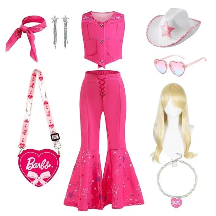Robe de Cowgirl pour filles de 2 à 12 ans, Costume de Cosplay, vêtements d'halloween