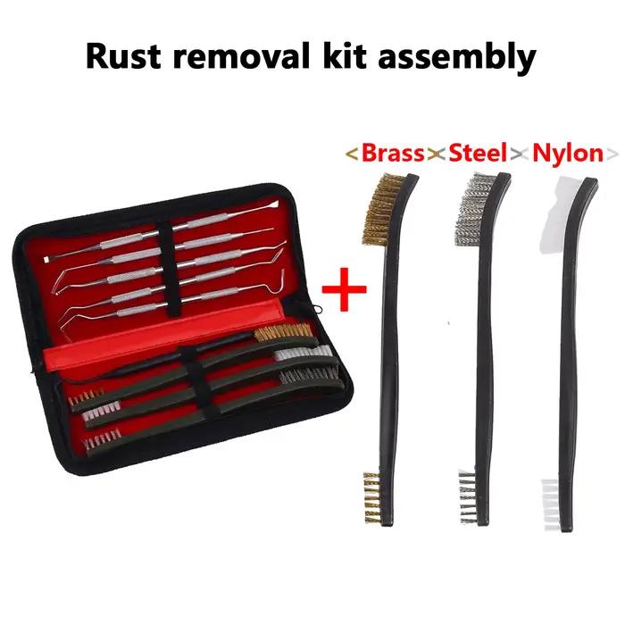 Offre Spéciale – Kit de Nettoyage Universel pour Armes à Feu (9 pièces) – Ensemble de Brosses et Outils