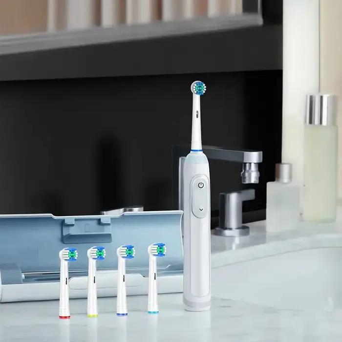 Tête de brosse à dents Compatible avec la brosse à dents électrique Oral b Braun, têtes de brosse de