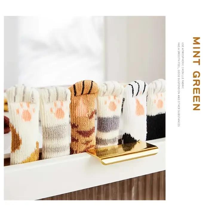 Couvre-pieds de chaise, 4 pièces/lot, Protection antidérapante, jambe de Table, griffe de chat, chau