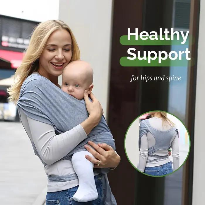 PANGDUBE Porte-bébé ergonomique en coton doux pour les nouveau-nés à 36 mois Porte-bébé avant confor