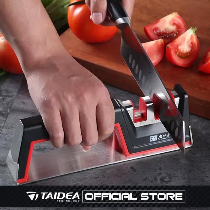 Système d'affûtage professionnel pour couteaux de cuisine GRINDER, en carbure et céramique, machine à affûter les couteaux TAIDEA