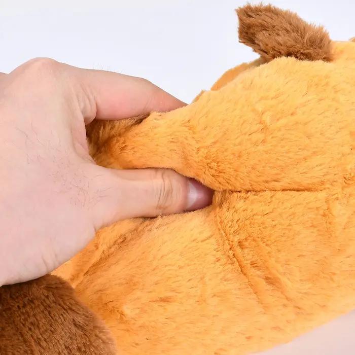 Jouet en peluche à battement de cœur pour chiens réduction anxiété adaptation nouveau milieu aide au sommeil durable