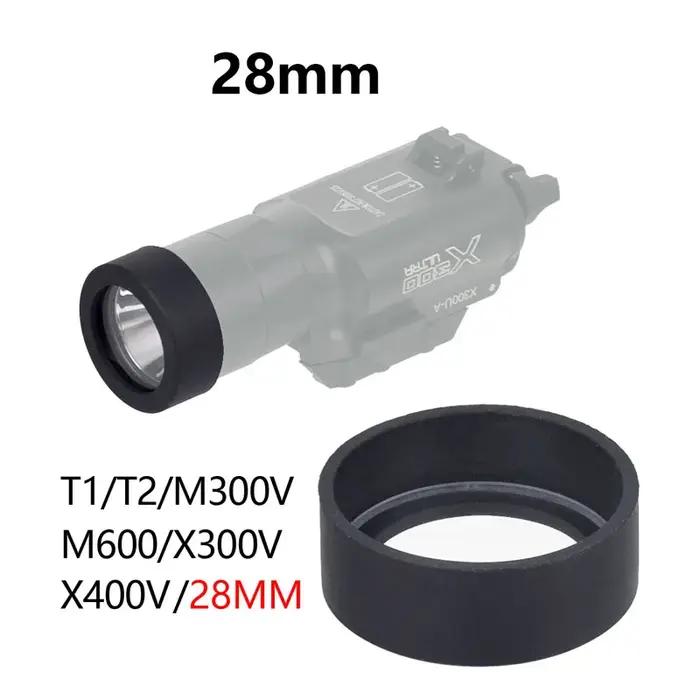 Protecteur tactique en protection d'objectif AD 26MM pour lampe de chasse et lampe de poche LED pour chasseur homme et femme occassions spéciales chasse nocturne