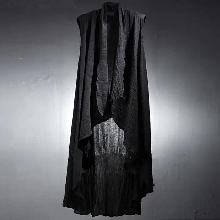 Gilet sans manches pour hommes, léger et respirant, Cape mi-longue, Streetwear, mode jeunesse, vêtem