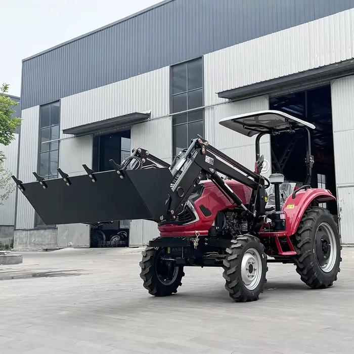 Tracteur Agricole à Quatre Roues Motrices 50HP Polyvalent Certification Euro 5 CE EPA Occasions Spéciales Agriculture Fermes Travaux Paysagers