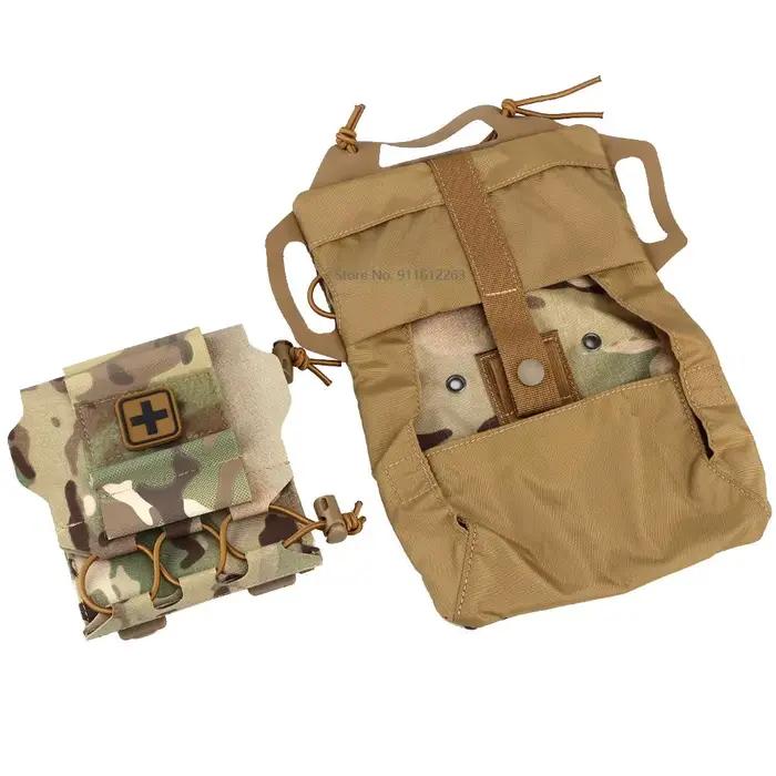 Kit de premiers secours tactique IFAK - Poche médicale Molle pour chasse et survie en milieu hostile