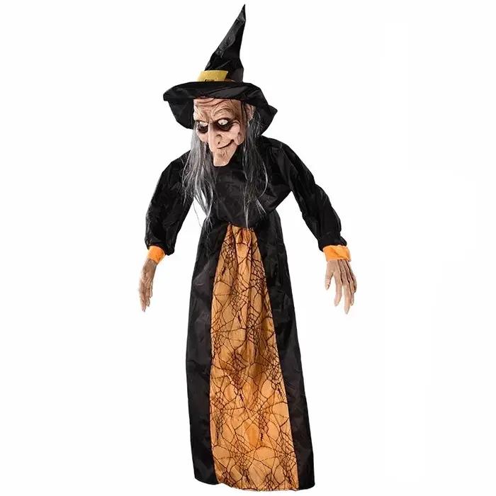 Décor de Fantôme de Sorcière d'Halloween, Pendentif d'Horreur Lumineux, Accessoires de farce, Jouets