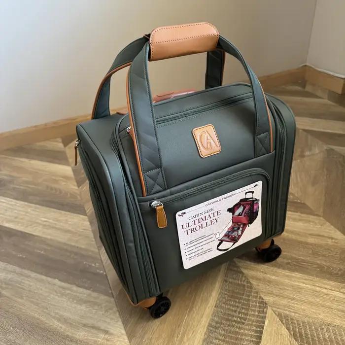 Bagage d'embarquement ultra léger et silencieux de 16 pouces