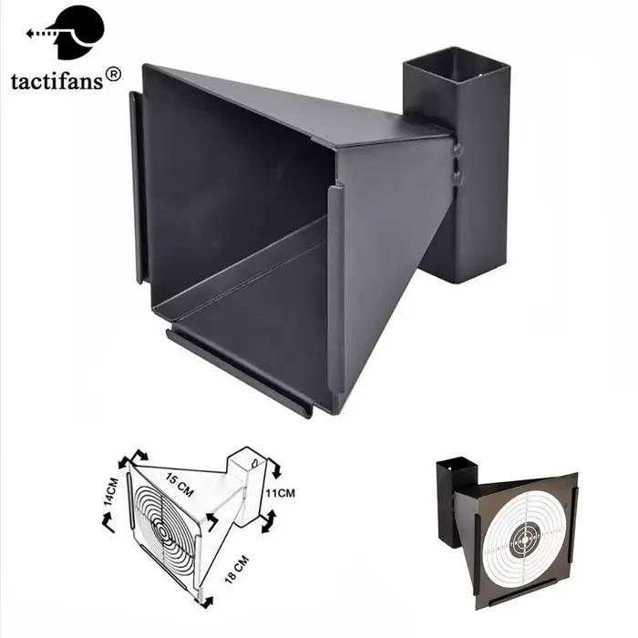 Dul14 cm entonnoir pour fusil à air comprimé, odorAirsoft, tir, renforcement, BB, porte-cible, piège à granulés, paintball, accessoires de chasse