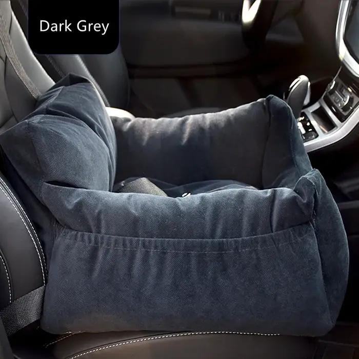 Housse de siège de voiture pour chiens en velours doux et respirant pour petits chiens voyage confortable et sécurité transport automobile chiens occassions spéciales