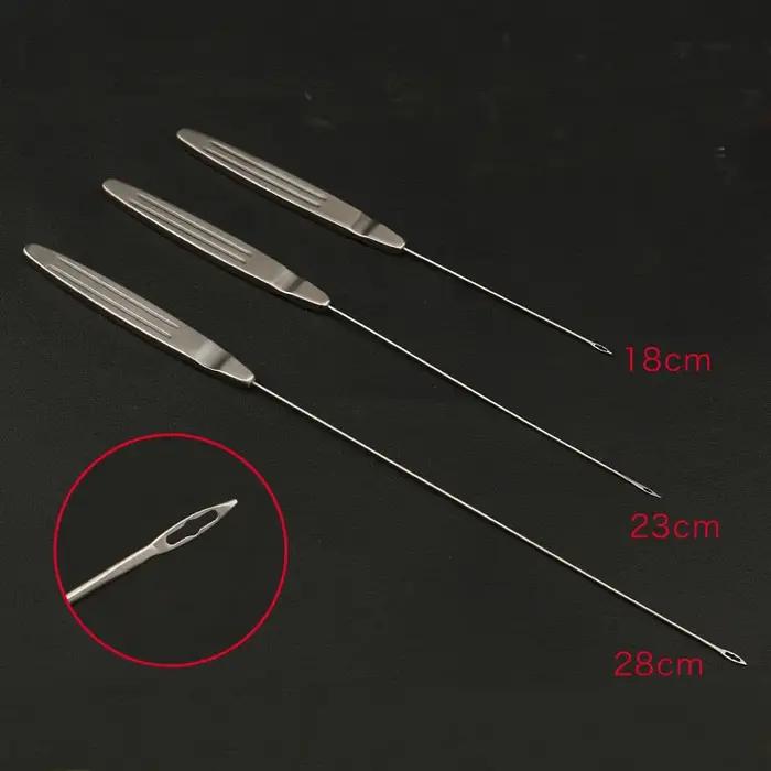Aiguille de guide de ponction des tissus du visage, ligne qualifiée ale, outil d'instrument mis en œ