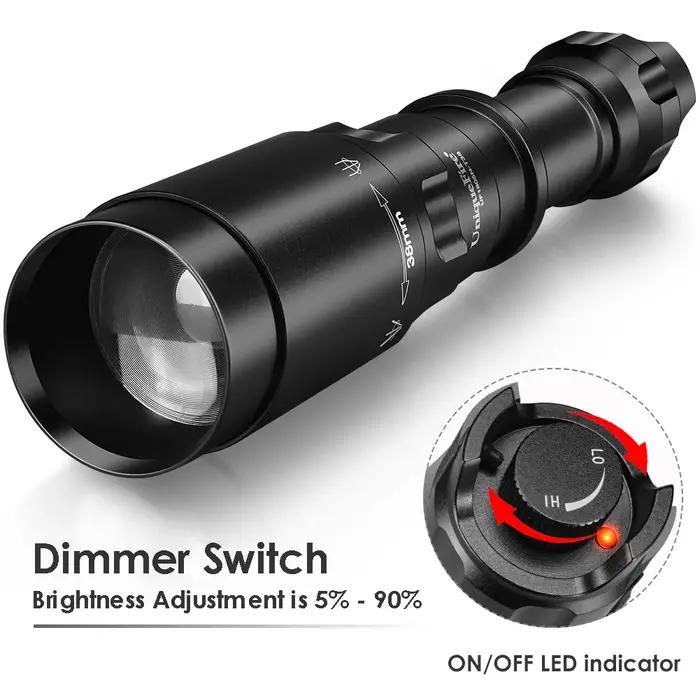 UniqueFire-Lampe de poche LED IR