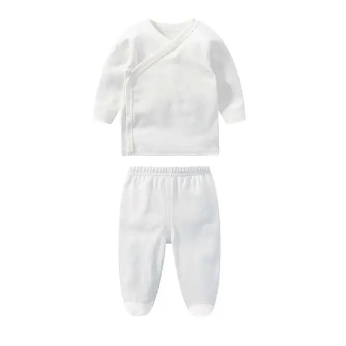 Ensemble T-shirt à Manches sulfet Pantalon en Coton pour Bébé Garçon et Fille