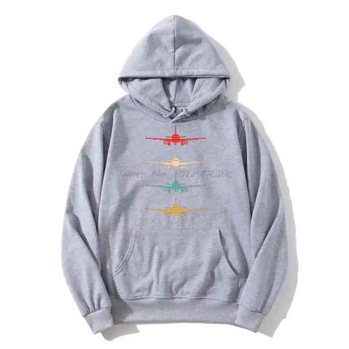 Sweat à capuche pilote vintage surdimensionné pour hommes