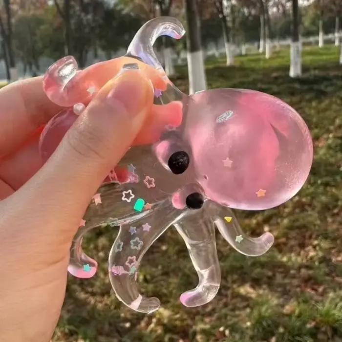 Squishy océan poulpe presser Fidget jouet Simulation soulagement du Stress jouet à rebond lent peut
