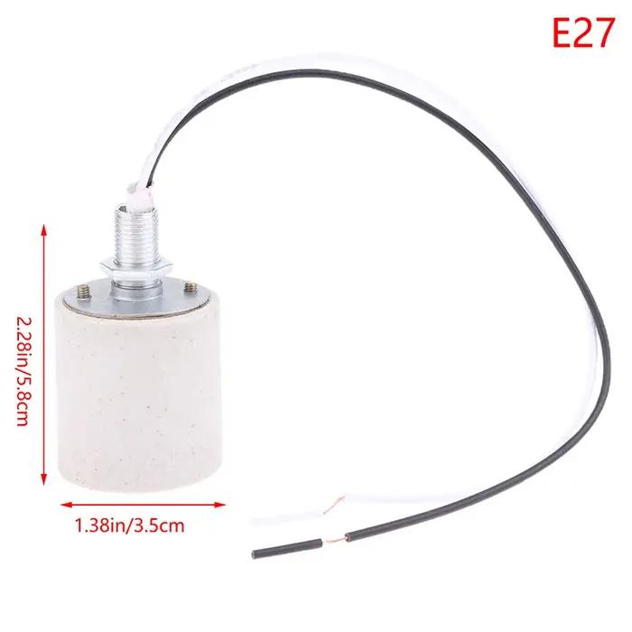 Support de lampe à vis en céramique E14/inda