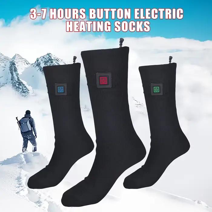 Chaussettes chauffantes électriques chasse hiver rechargeables respirantes anti-froid homme femme