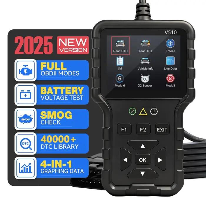 Lecteur de codes OBD2 pour effacer les codes d'erreur, équipement d'entretien automobile, outil de d