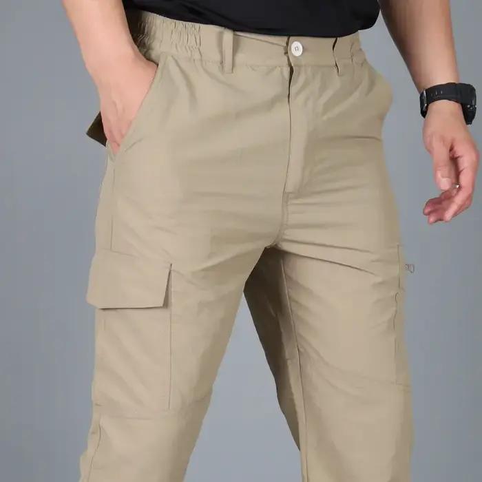 Pantalon cargo travail asiatique homme été multi-poches pour équipement chasse et activités outdoor