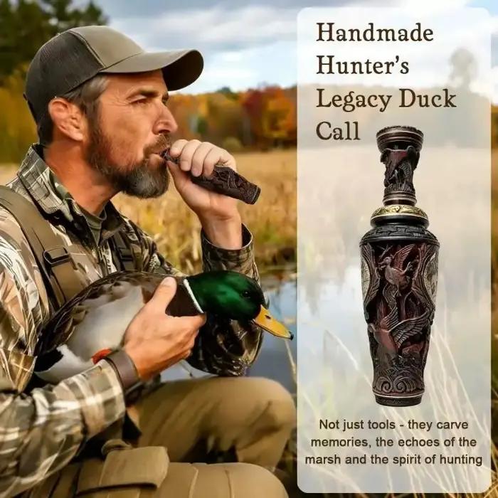 Sifflet portable léger pour appel canard - dispositif manuel de leurre idéal comme cadeau pour chasseur