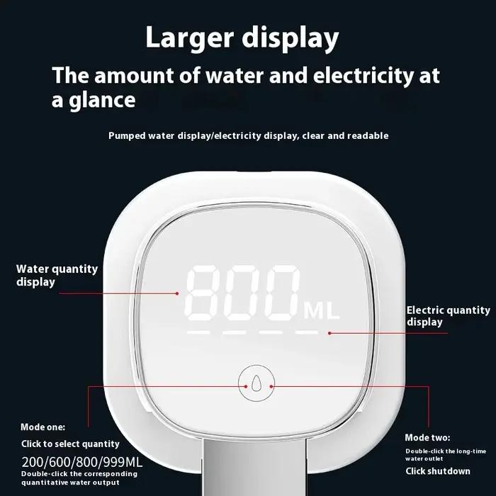 Pompe à eau pliable eau en bouteille distributeur d'eau Rechargeable automatique pompe à eau Portabl