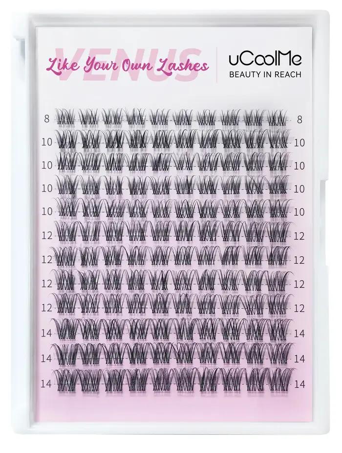 Extensions de cils individuels Manga uCoolMe Lashes Short Fairy Venus Flora 0.05mm
