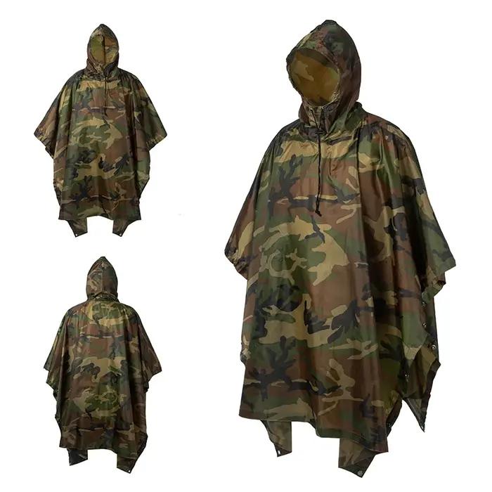Accessoires guerre combinaison tactique pluie militaire imperméable Poncho armée parapluie équipement Ghillie observation des oiseaux en plein air maison chasse