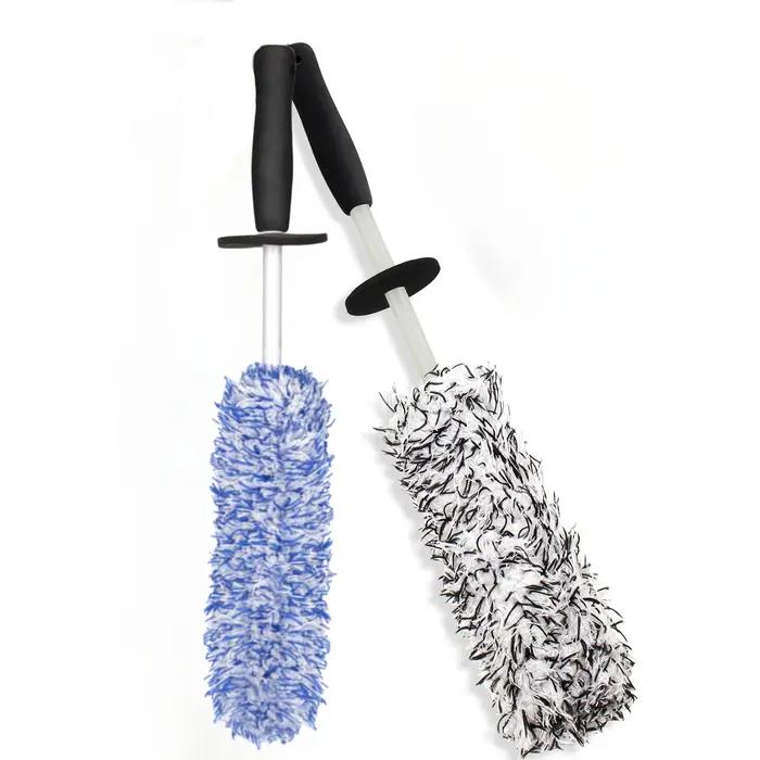 Brosse de roue en microfibre pour nettoyage en profondeur longue durée pneus voiture occasion spéciale usage quotidien