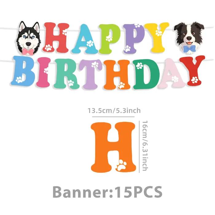 Décorations de gâteaux sur le thème des chiots pour anniversaires d'enfants