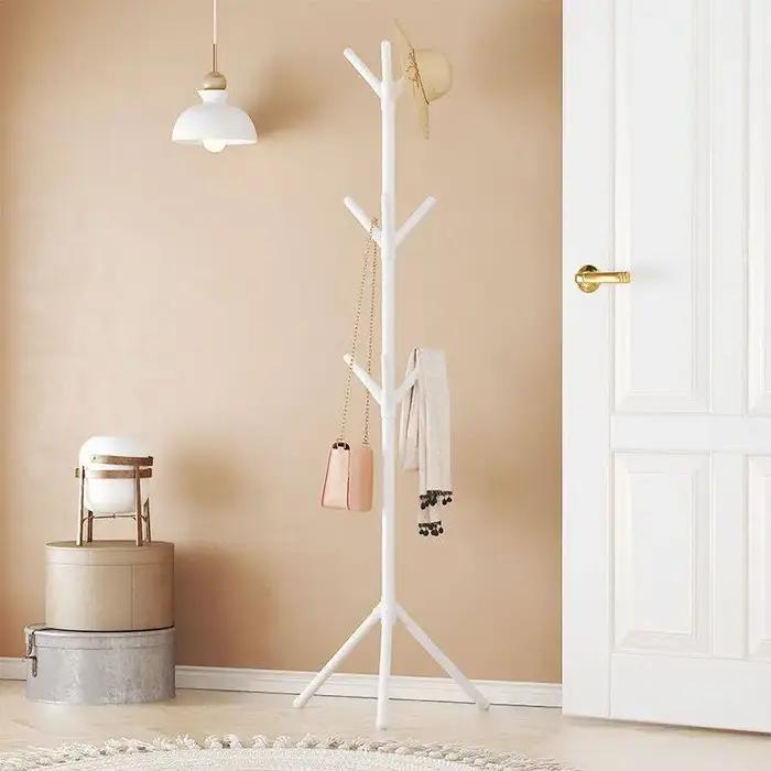Porte-manteau sur pied moderne pour hôtel support à vêtements rail de chambre meubles d'hôtel design épuré sans clou polyvalent pour intérieur
