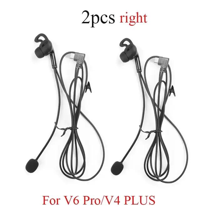 Écouteurs intra-auriculaires pour arbitre, Interface USB-C de Type C, pour EJEAS V6 Pro V4C Plus Q8
