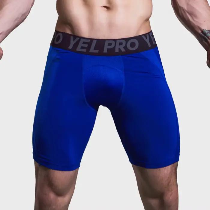 Short de sport pour hommes, Leggings de Compression à séchage rapide, pour entraînement de gymnastiq