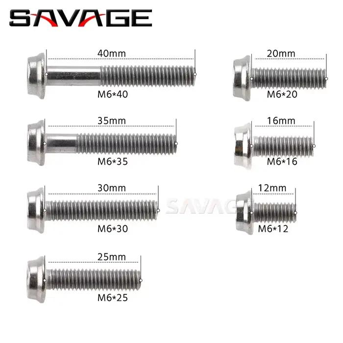 Boîtier de protection de moteur gauche droite pour Moto BMW, 6mm, boulon à vis couvert, accessoires,