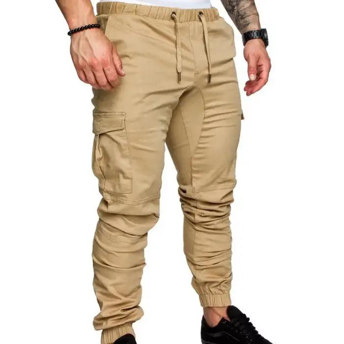 Pantalon cargo jogger homme ajusté - Taille XS à 4XL avec cordon de serrage et poches pratiques