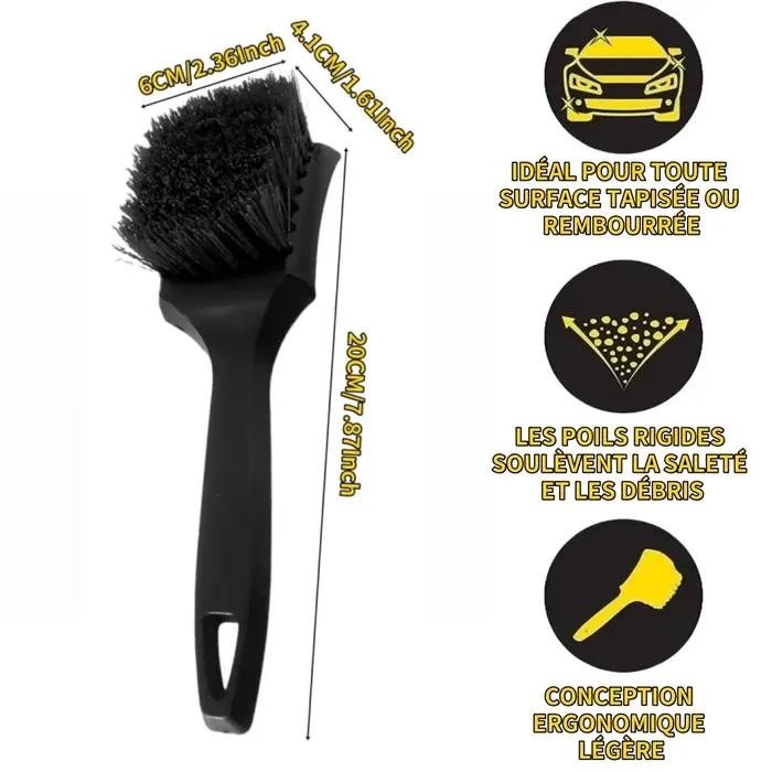 Brosse de nettoyage de pneu pour jantes de moto robuste et durable pour entretien de motos et véhicules motorisés occasions spéciales