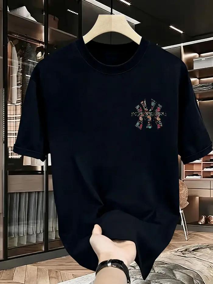 T-shirt imprimé d'été pour homme - T-shirt ample de haute qualité