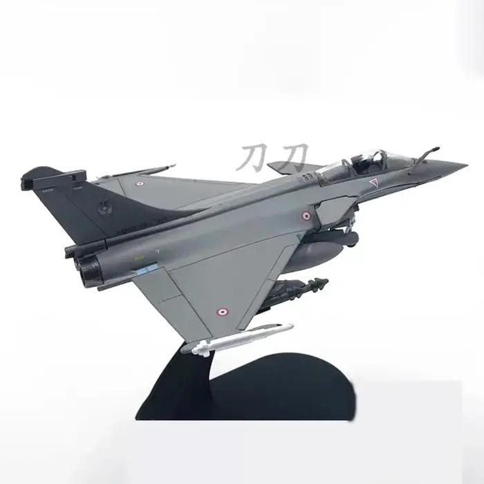 Modèle de chasseur Rafale C de l'armée de l'air française en alliage, échelle 1:100, modèle fini, décoration statique, souvenirs, cadeaux pour adultes